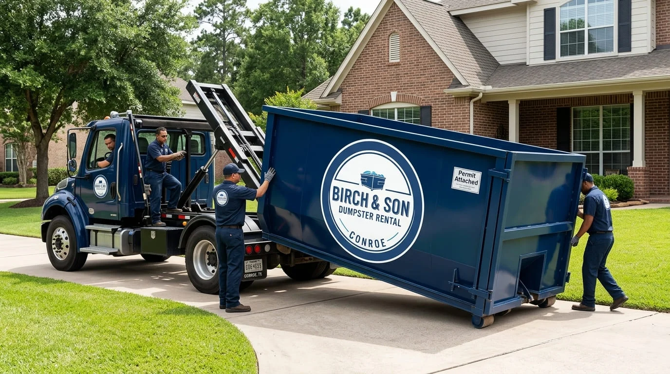 Residential Dumpster Rental Conroe TX-img